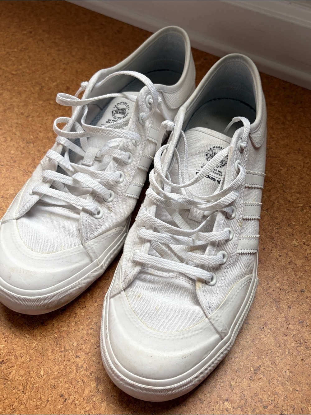 adidas Men's Matchcourt White Low-Top Sneakers